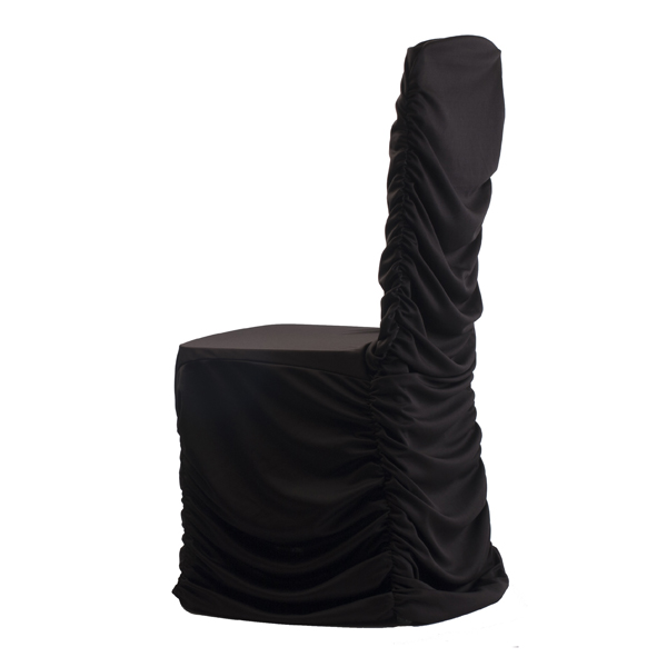 BLACK CHAIR COVER